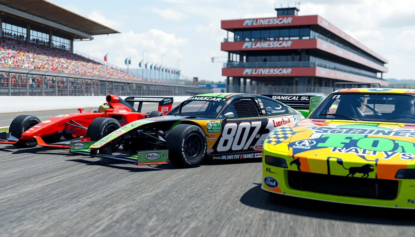 race cars