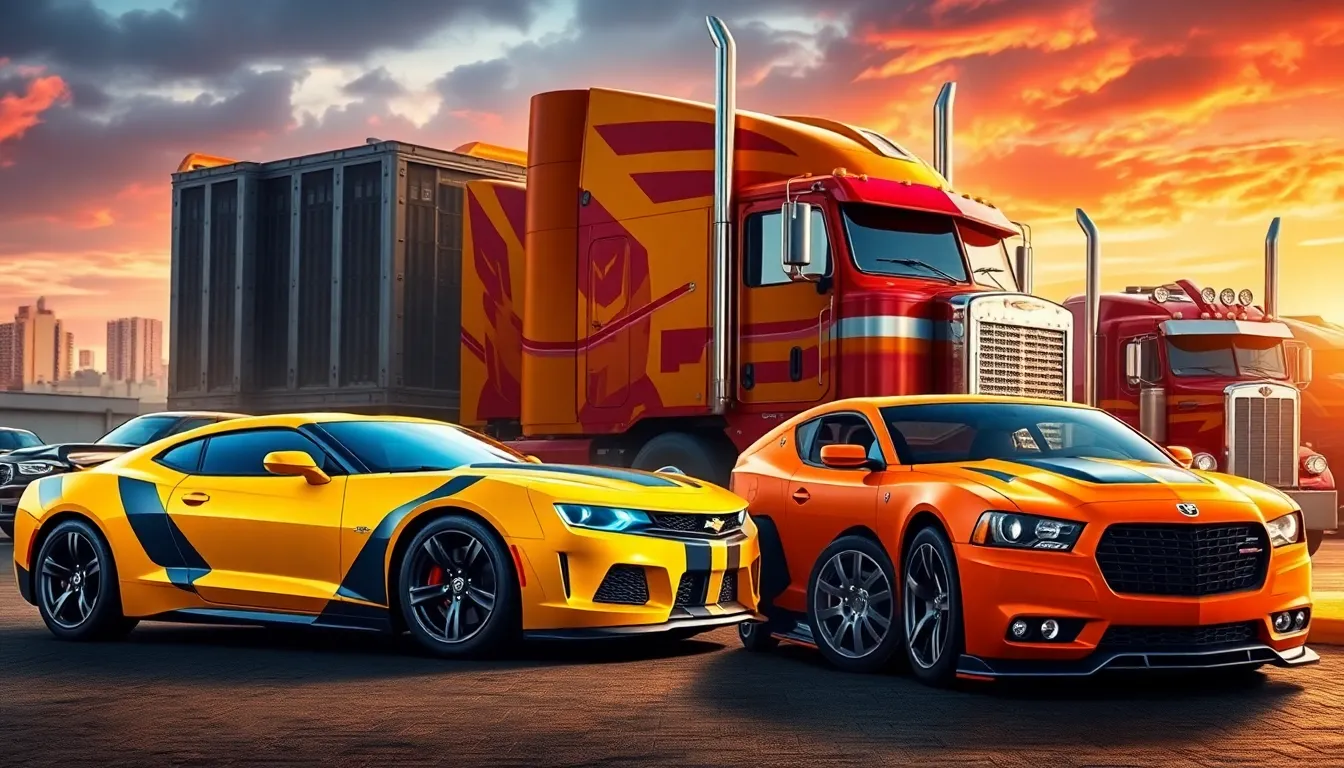 transformers cars