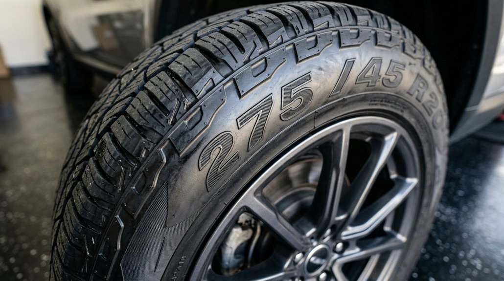 275 tire size specification