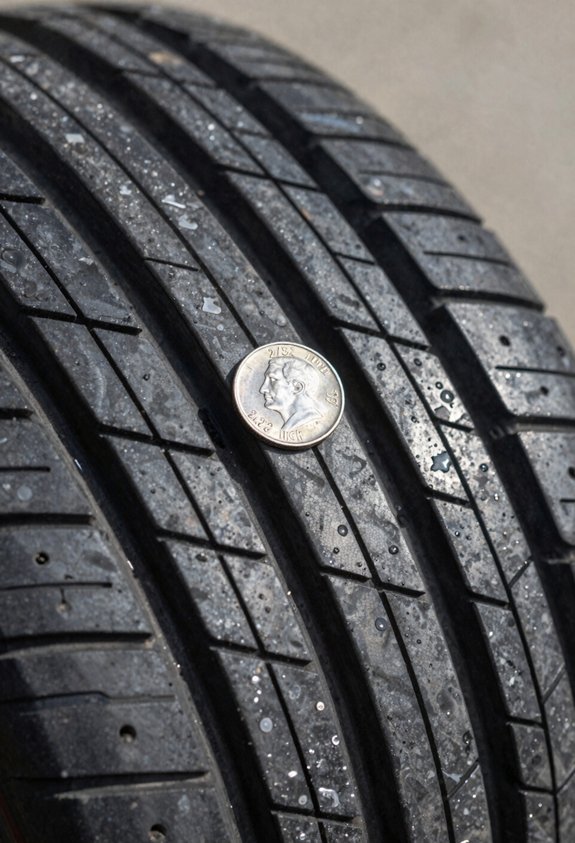 How to Check Tire Tread Depth With a Penny in 7 Simple Steps 2 2 32 inch tire tread threshold