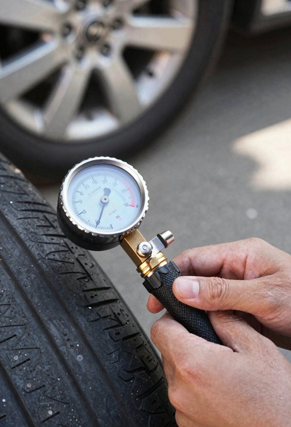 check psi against spec per tire