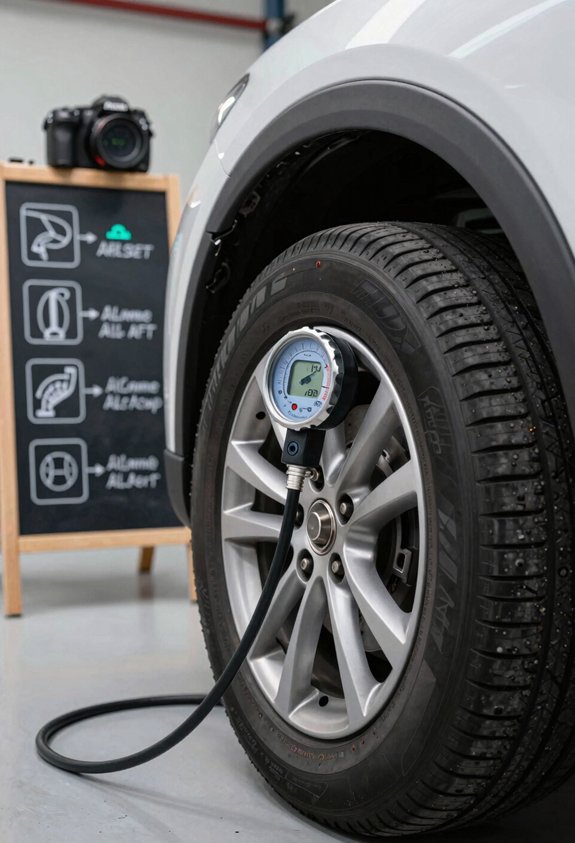 check tires cold verify psi