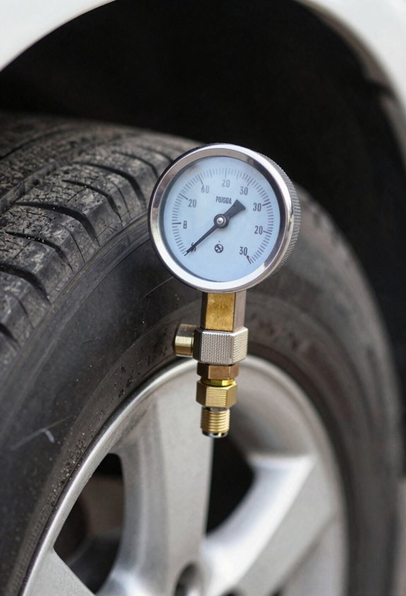 create airtight valve gauge seal