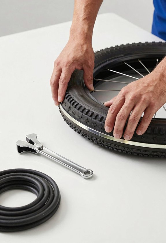 How to Replace a Bike Tire Tube in 10 Simple Steps 4 deflate tire completely before work