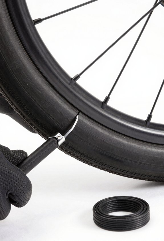 deflate unseat bead remove tube