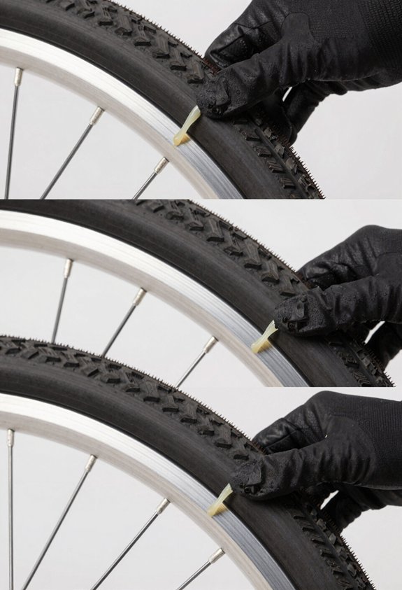 Remove a Bicycle Tire in 3 Simple Steps 4 deflate unseat beads remove tube