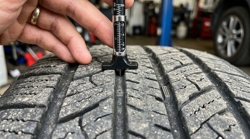five steps to check tread depths