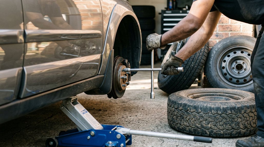 how to change a tire