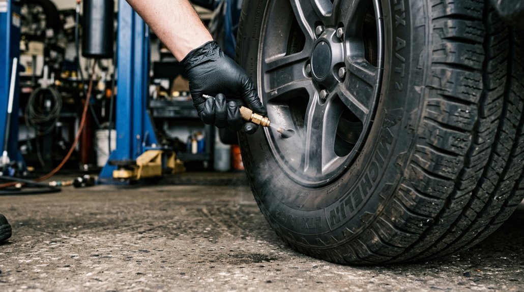 how to release tire air