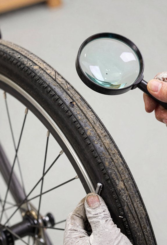 How to Take Off a Bike Tire in 5 Steps 5 inspect tube tire rim for punctures