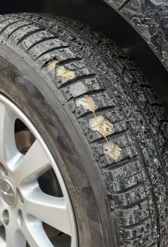 internal heat damage and sidewall failure