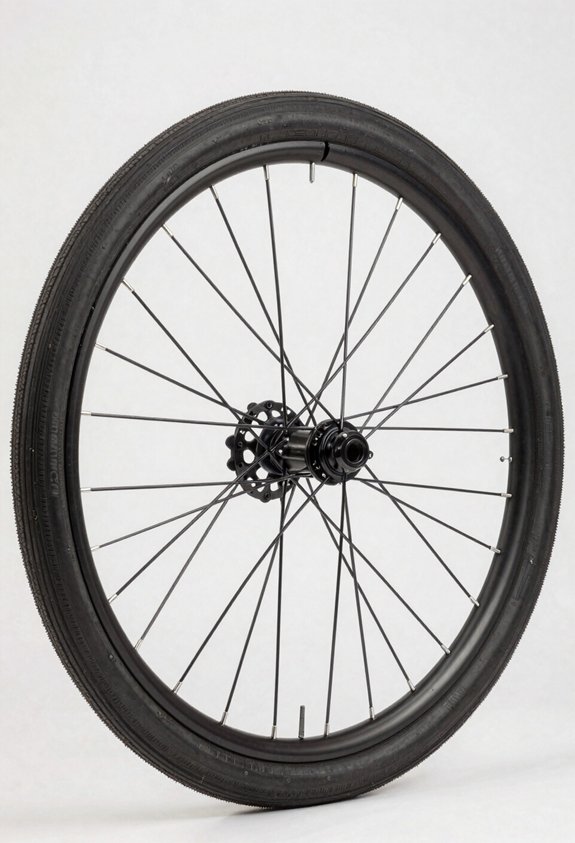 measure tire diameter from center