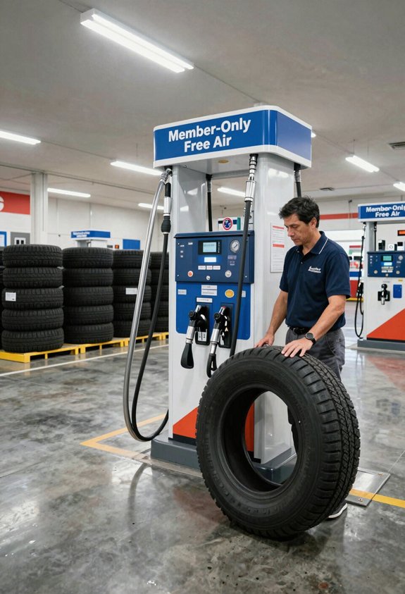5 Places to Get Free Tire Air 4 member exclusive tire services and free air