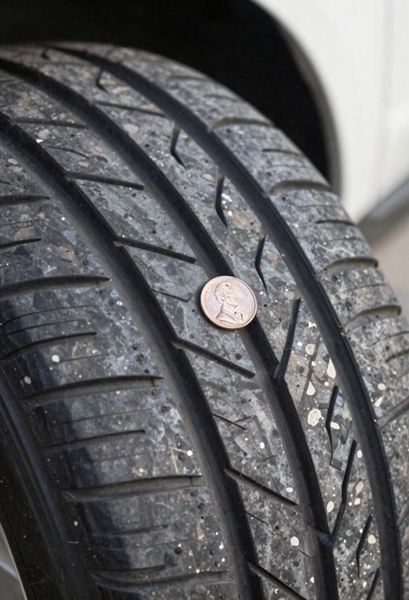 How to Measure Tread on a Tire in 7 Simple Steps 3 penny test for tread depth