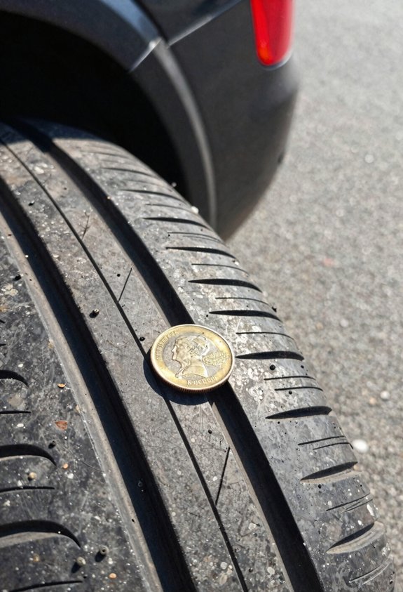 5 Steps to Gauge Tire Tread Depth With a Penny 2 penny test reveals tire wear