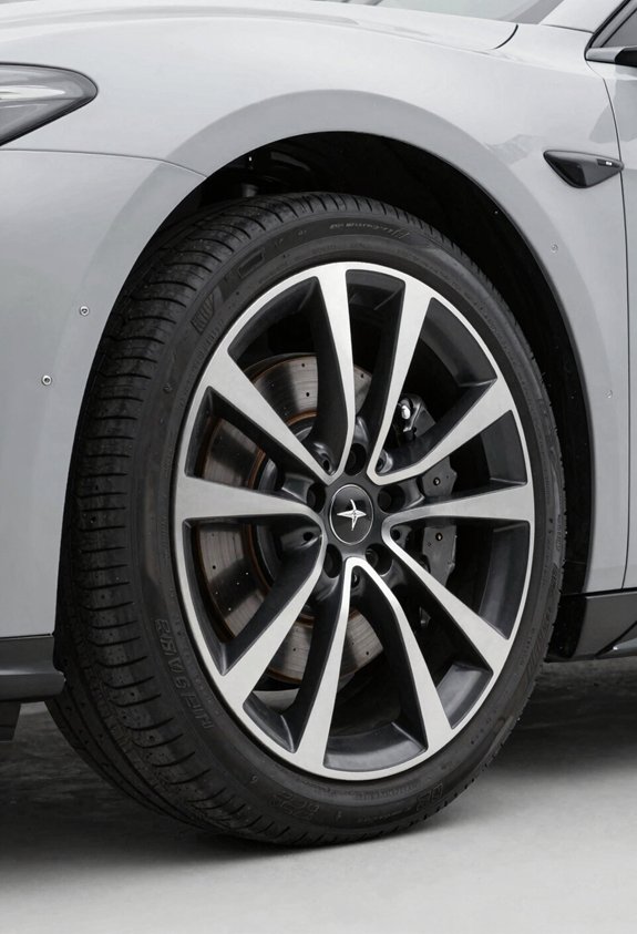 positive offset yields tucked wheels with clearance