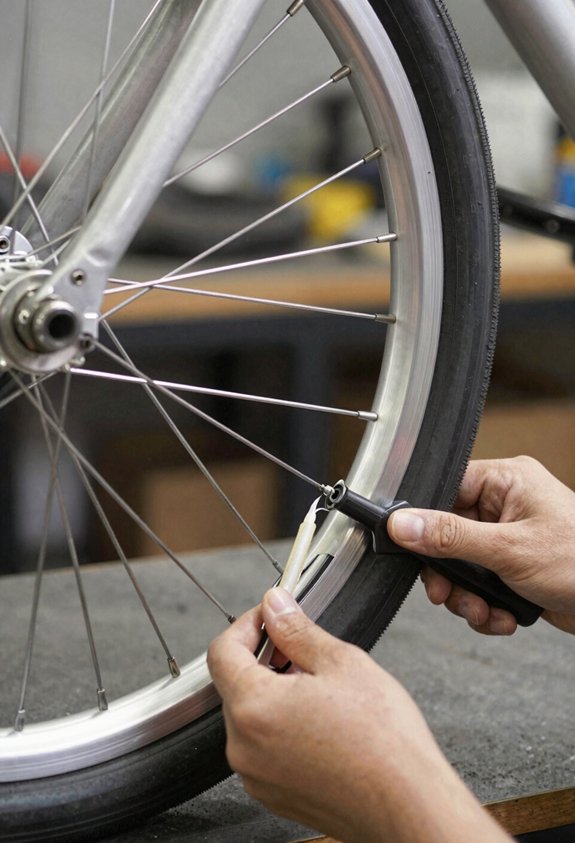 How to Replace a Bike Tire Tube in 10 Simple Steps 3 prepare and remove wheel carefully