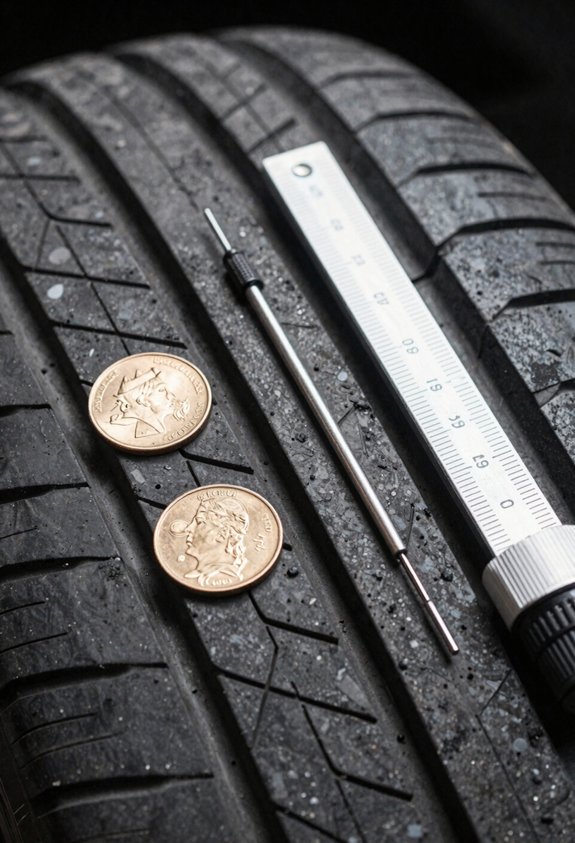 5 Steps to Read Tire Tread Depth 3 professional gauges provide precise tread depth readings