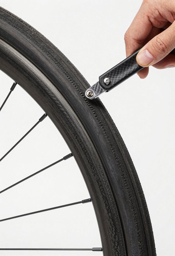 Remove a Bicycle Tire in 3 Simple Steps 3 pry bead deflate before