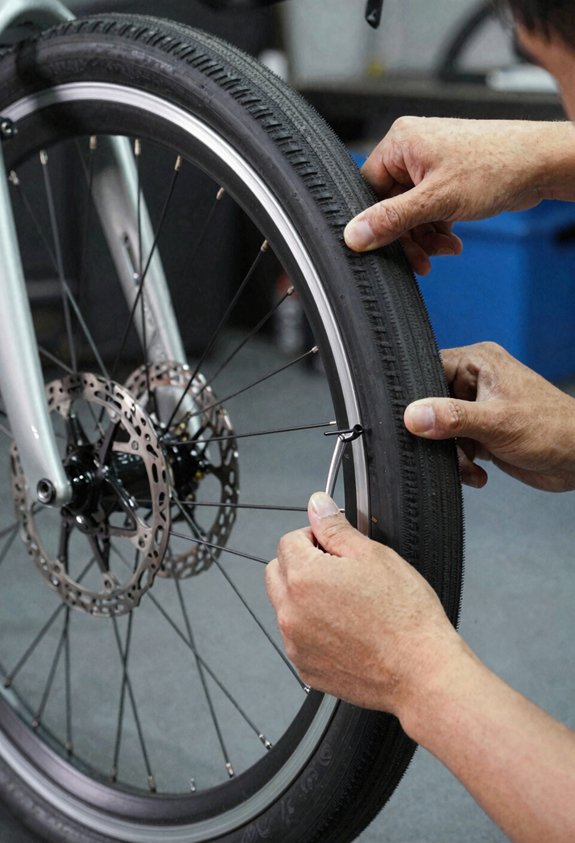 How to Take Off a Bike Tire in 5 Steps 6 reinstall tire seat bead