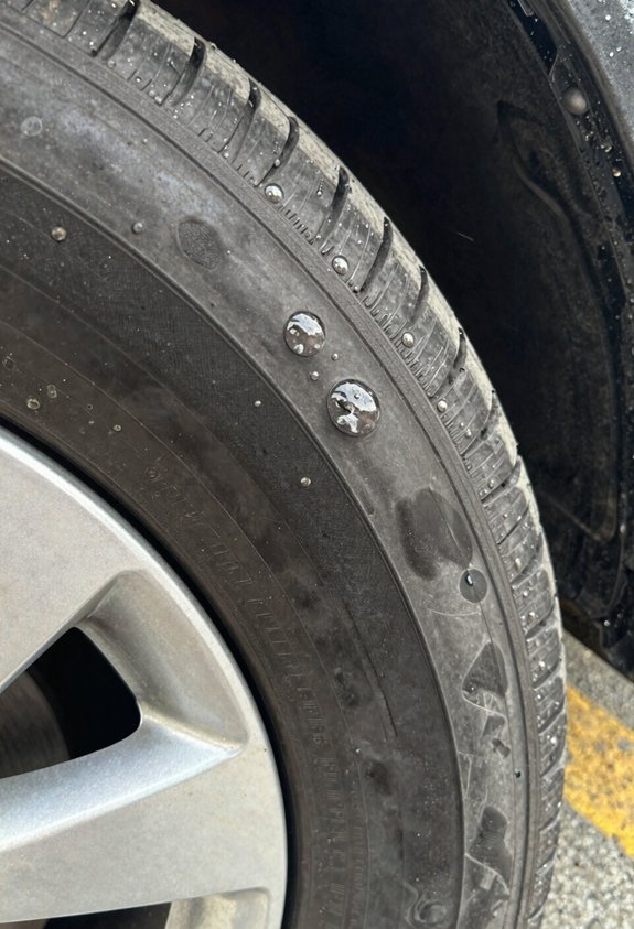 speed bumps rupture tire sidewalls unseen