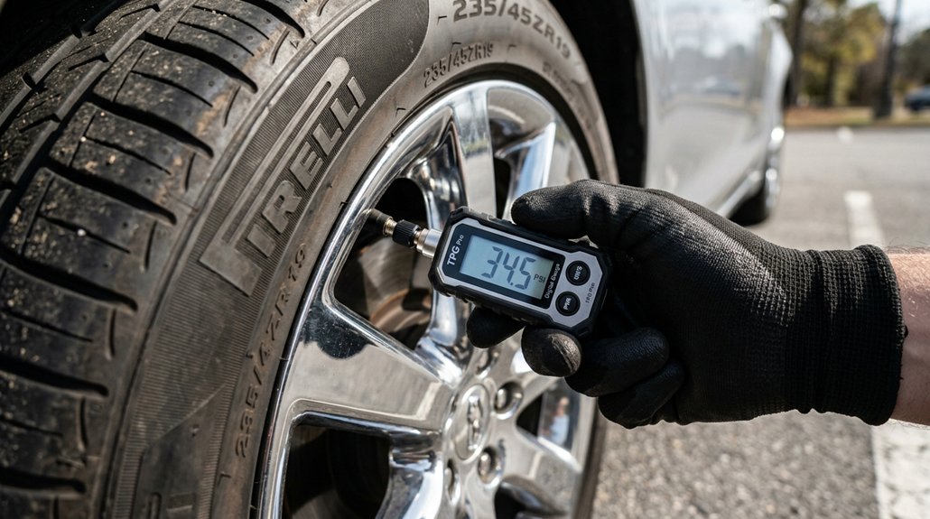 three step tire pressure guide