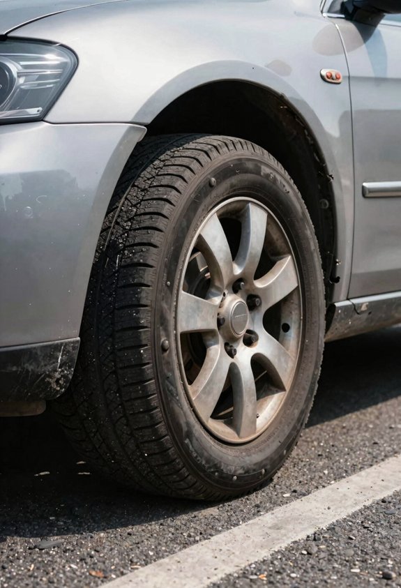 tire collapse rim contact damage risk