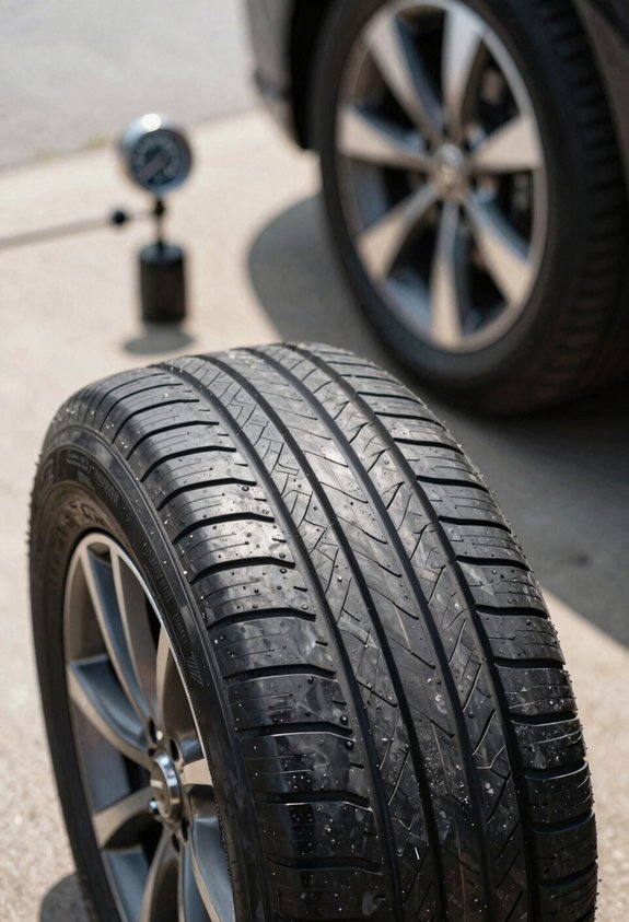 How Much PSI in Car Tires 2 tire pressure by door tag