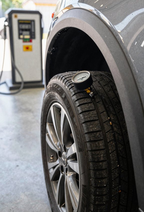 tire pressure check procedure
