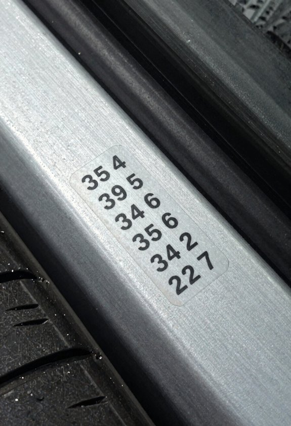 tire pressure from sticker