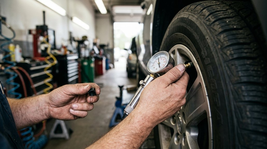 tire pressure gauge usage steps