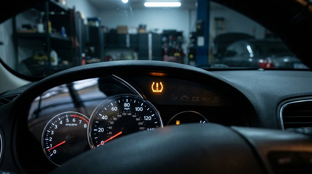 tire pressure light blinking