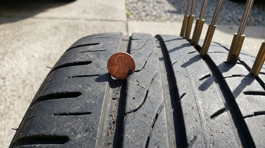 tire tread depth penny test