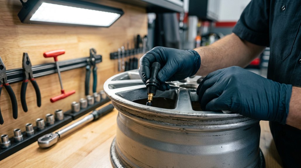 tire valve stem installation steps