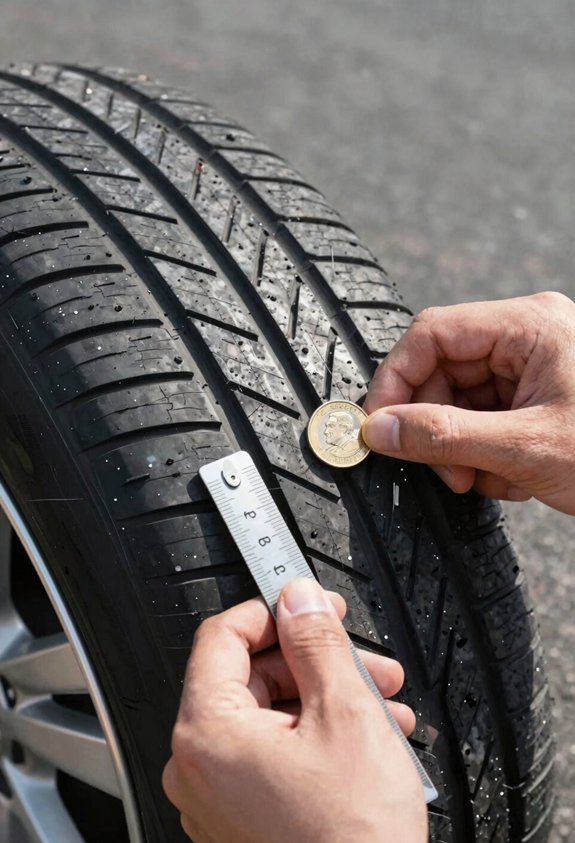 5 Steps to Read Tire Tread Depth 2 tread depth safety thresholds