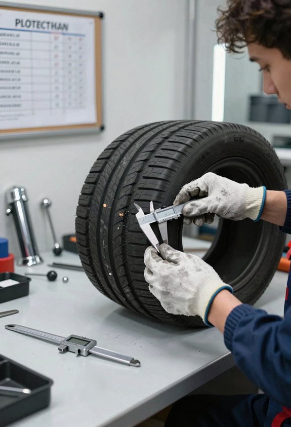 tread only repairability replace when shallow