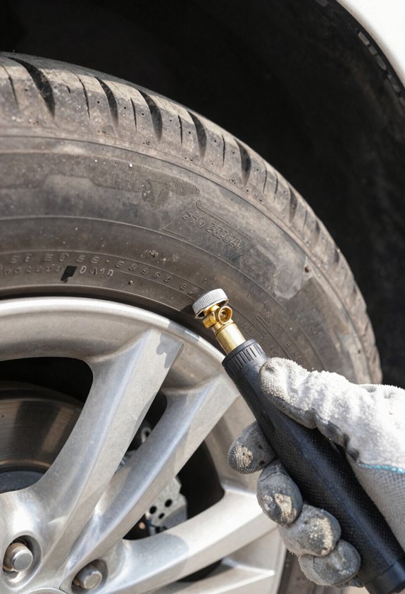How to Deflate a Tire Step by Step 2 valve stem with cap 1 2 inches