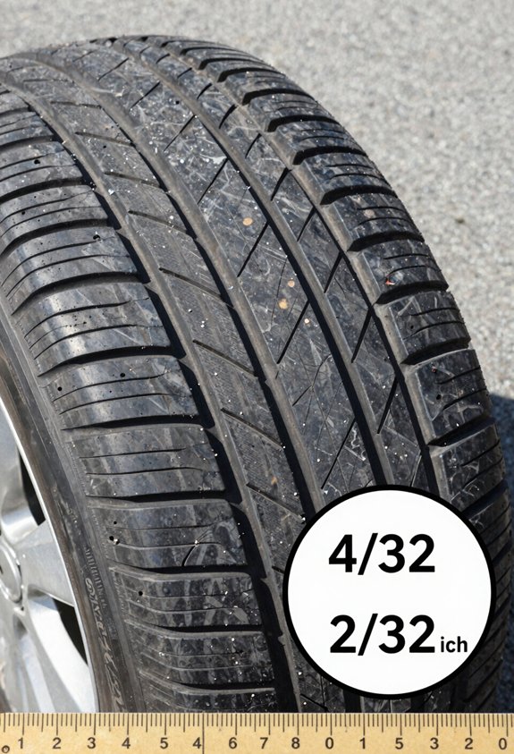 What Is New Tire Tread Depth? 6 wet tread safety threshold recommendation