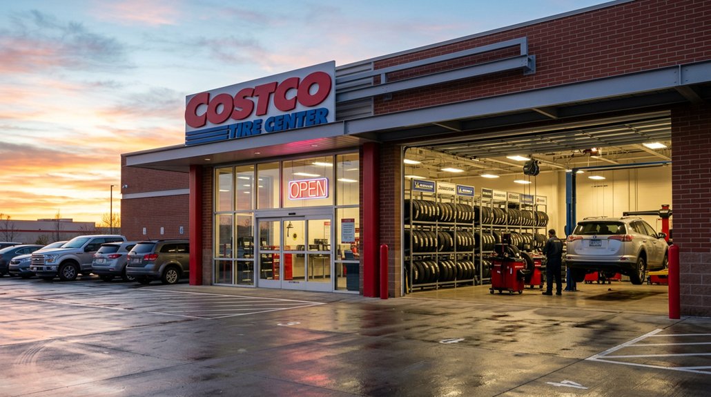 what time costco tires open